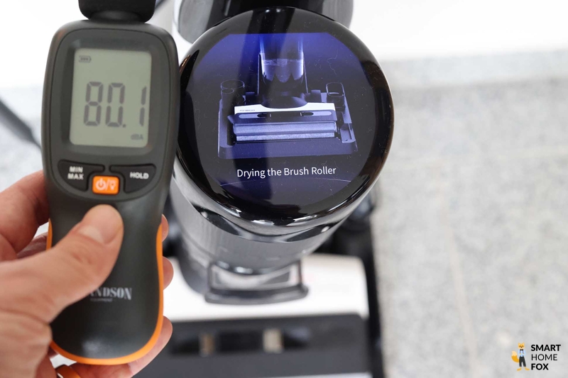 Tineco Floor One S7:Lautstärke der Selbstreinigungsfunktion